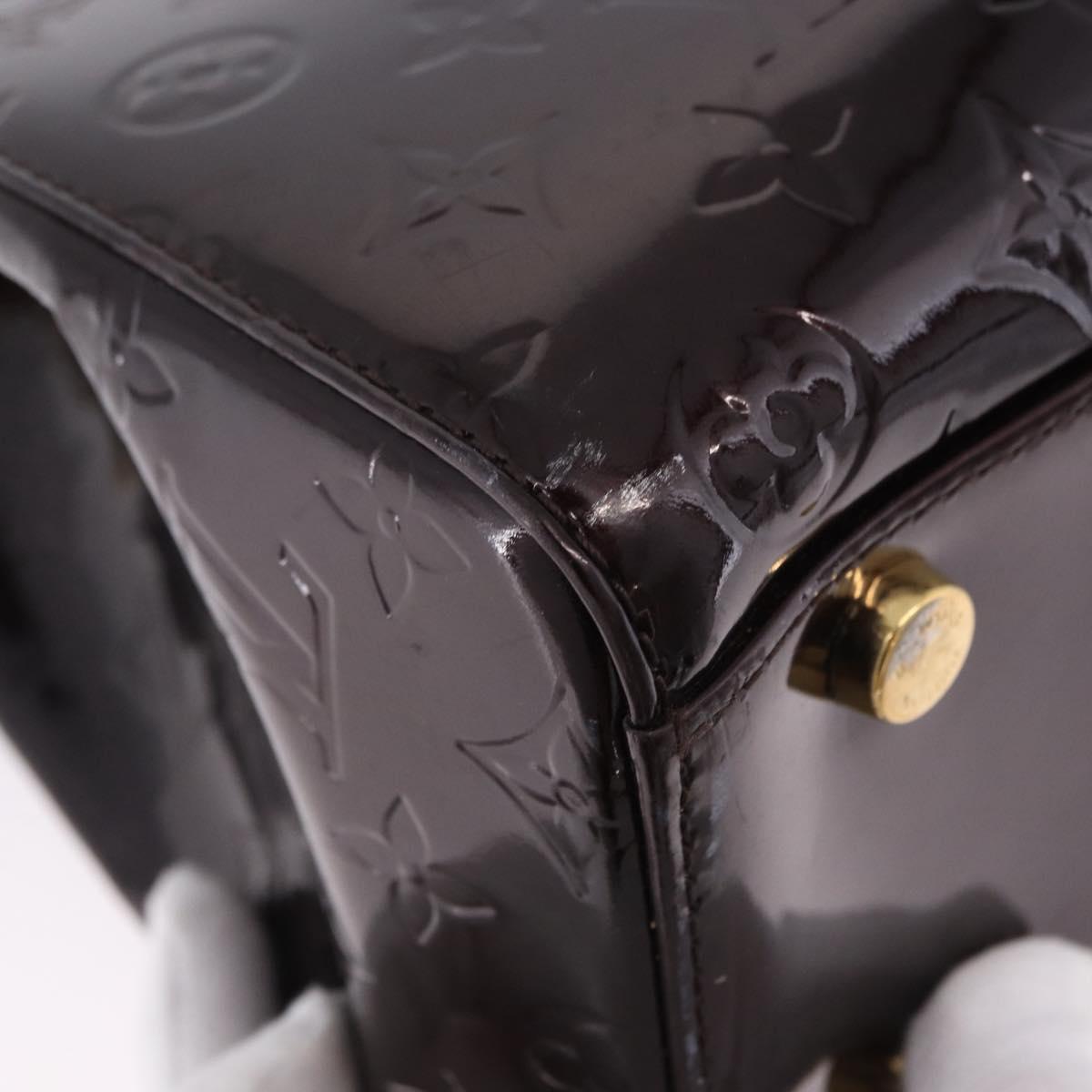 LOUIS VUITTON Monogram Vernis Blair MM Bag 2way Amarante M91619 LV Auth BA14656