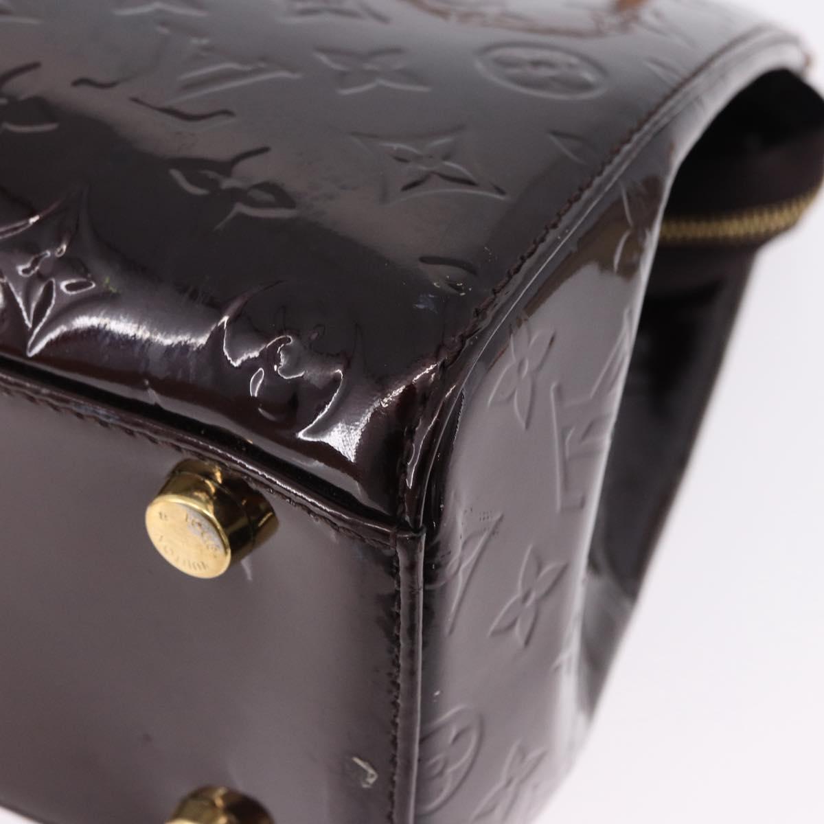 LOUIS VUITTON Monogram Vernis Blair MM Bag 2way Amarante M91619 LV Auth BA14656