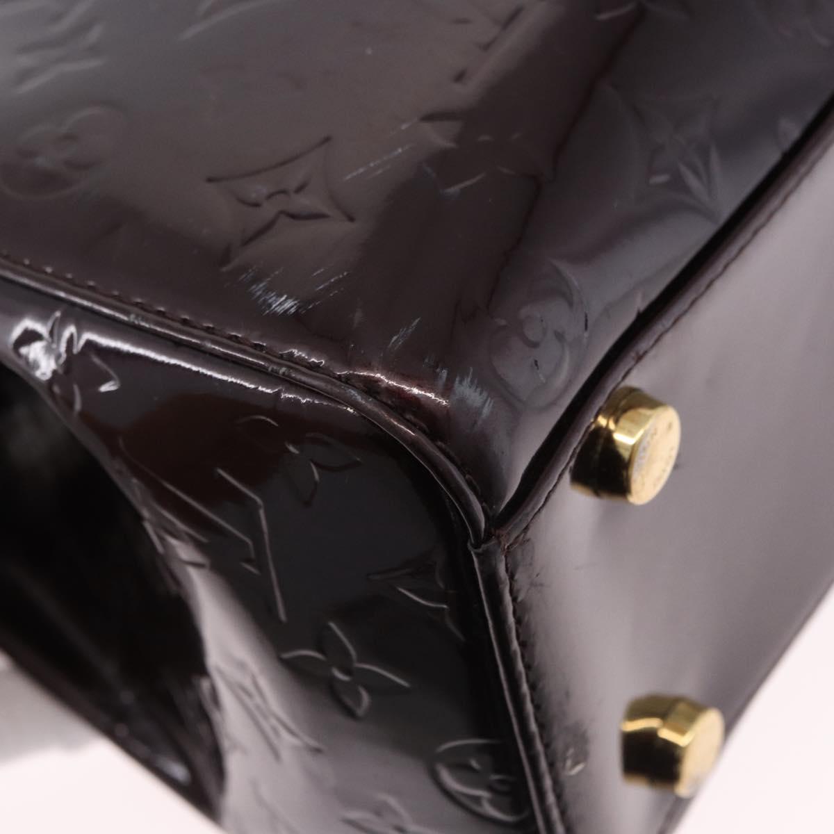 LOUIS VUITTON Monogram Vernis Blair MM Bag 2way Amarante M91619 LV Auth BA14656