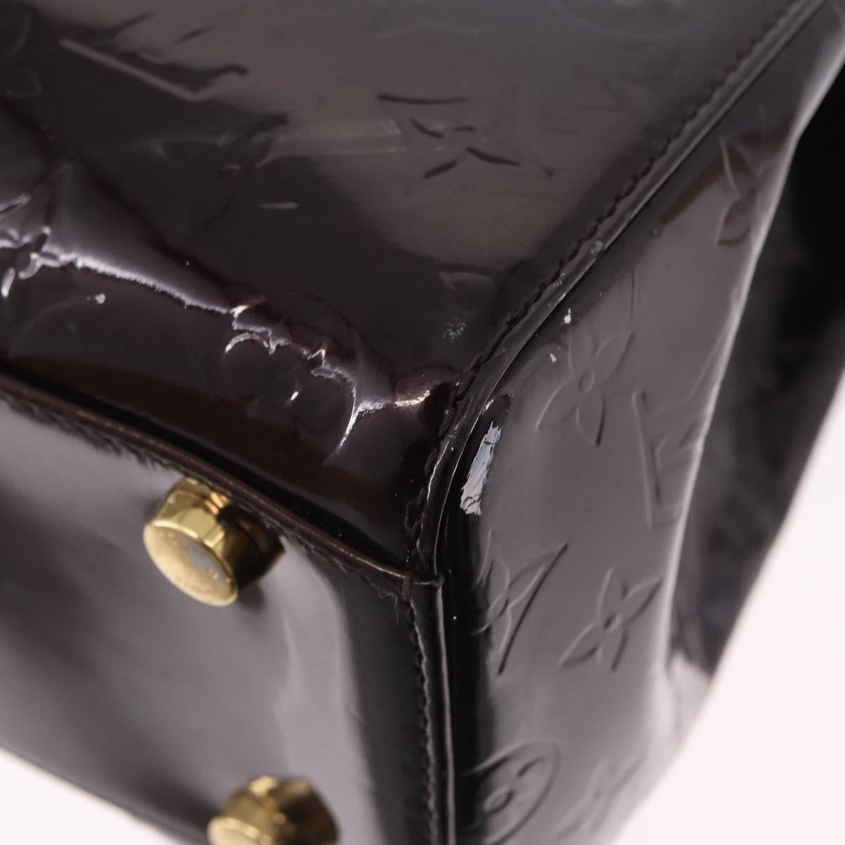 LOUIS VUITTON Monogram Vernis Blair MM Bag 2way Amarante M91619 LV Auth BA14656