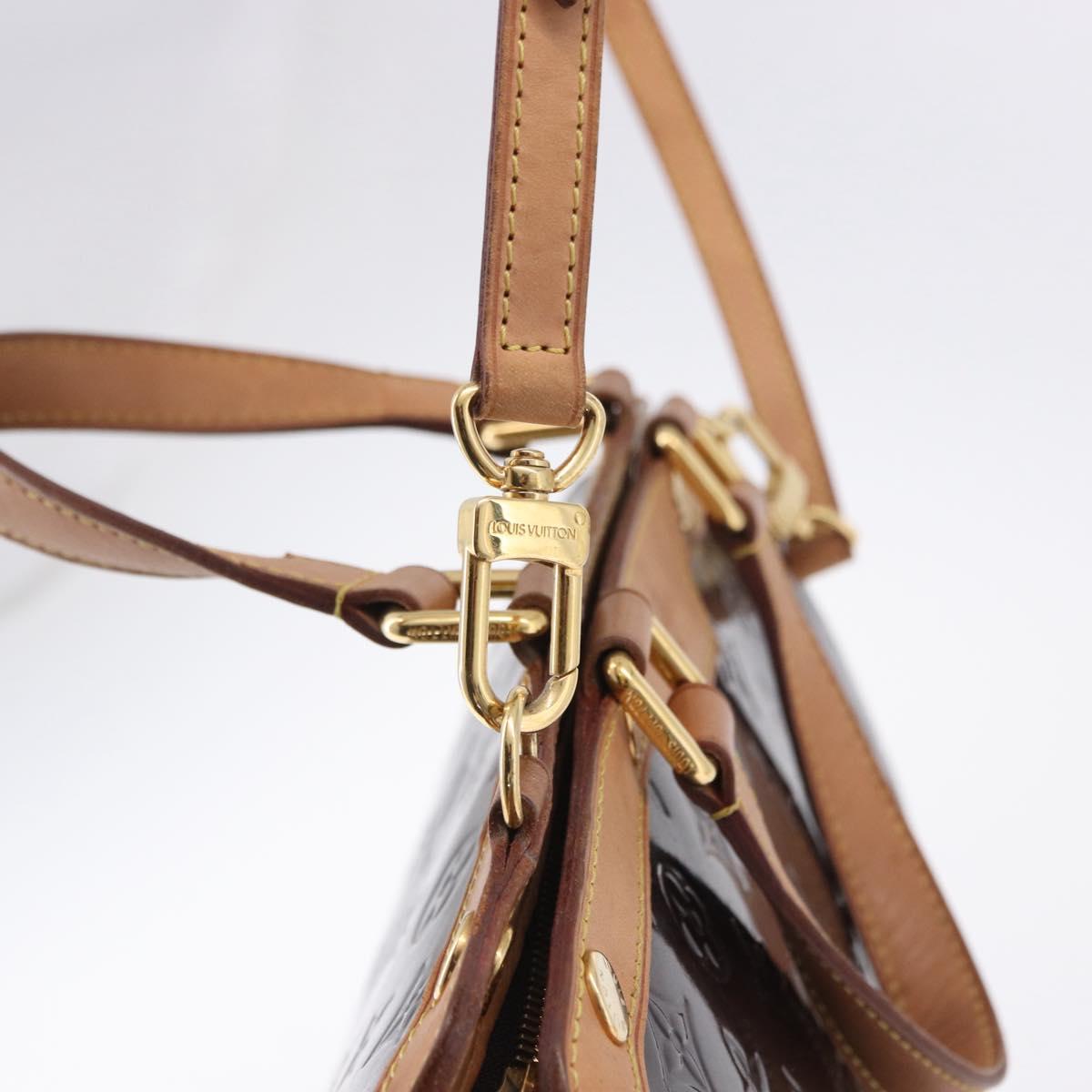 LOUIS VUITTON Monogram Vernis Blair MM Bag 2way Amarante M91619 LV Auth BA14656