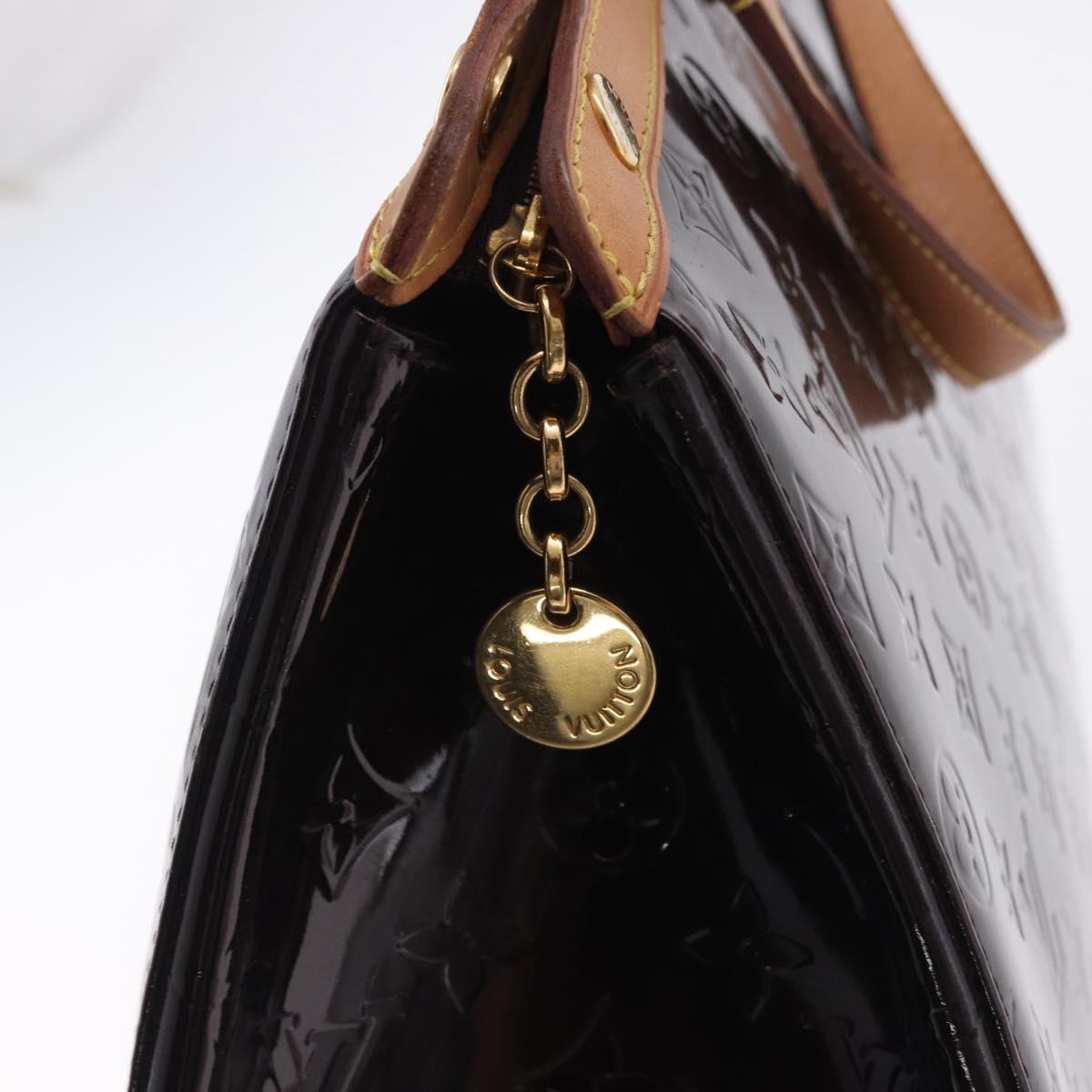LOUIS VUITTON Monogram Vernis Blair MM Bag 2way Amarante M91619 LV Auth BA14656
