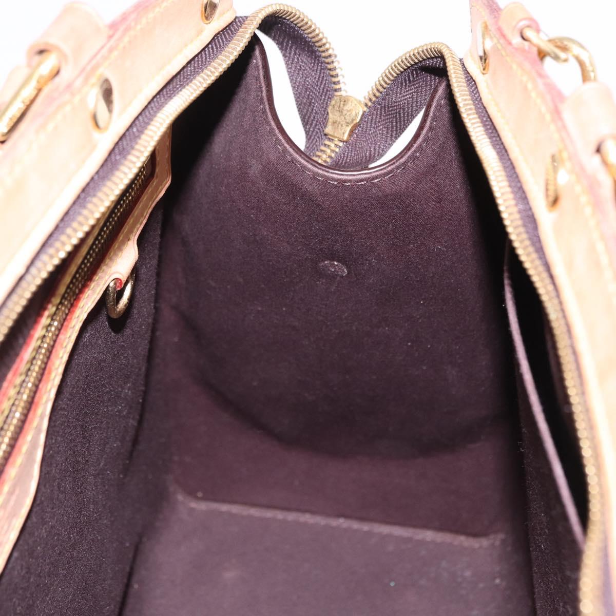 LOUIS VUITTON Monogram Vernis Blair MM Bag 2way Amarante M91619 LV Auth BA14656