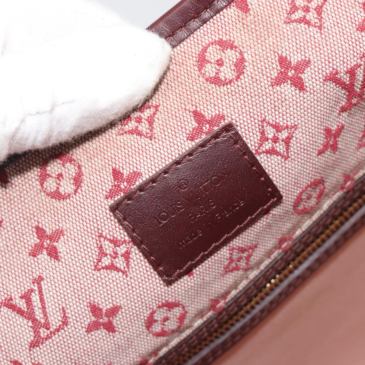 LOUIS VUITTON Monogram Mini Buzas Marie Kate Bag Red M92321 LV Auth BA14657