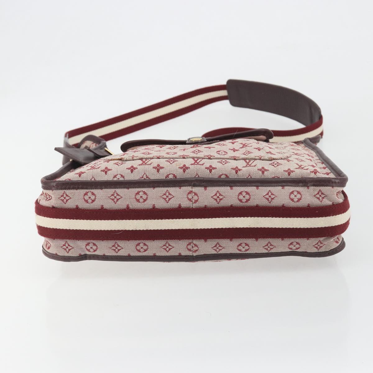 LOUIS VUITTON Monogram Mini Buzas Marie Kate Bag Red M92321 LV Auth BA14657