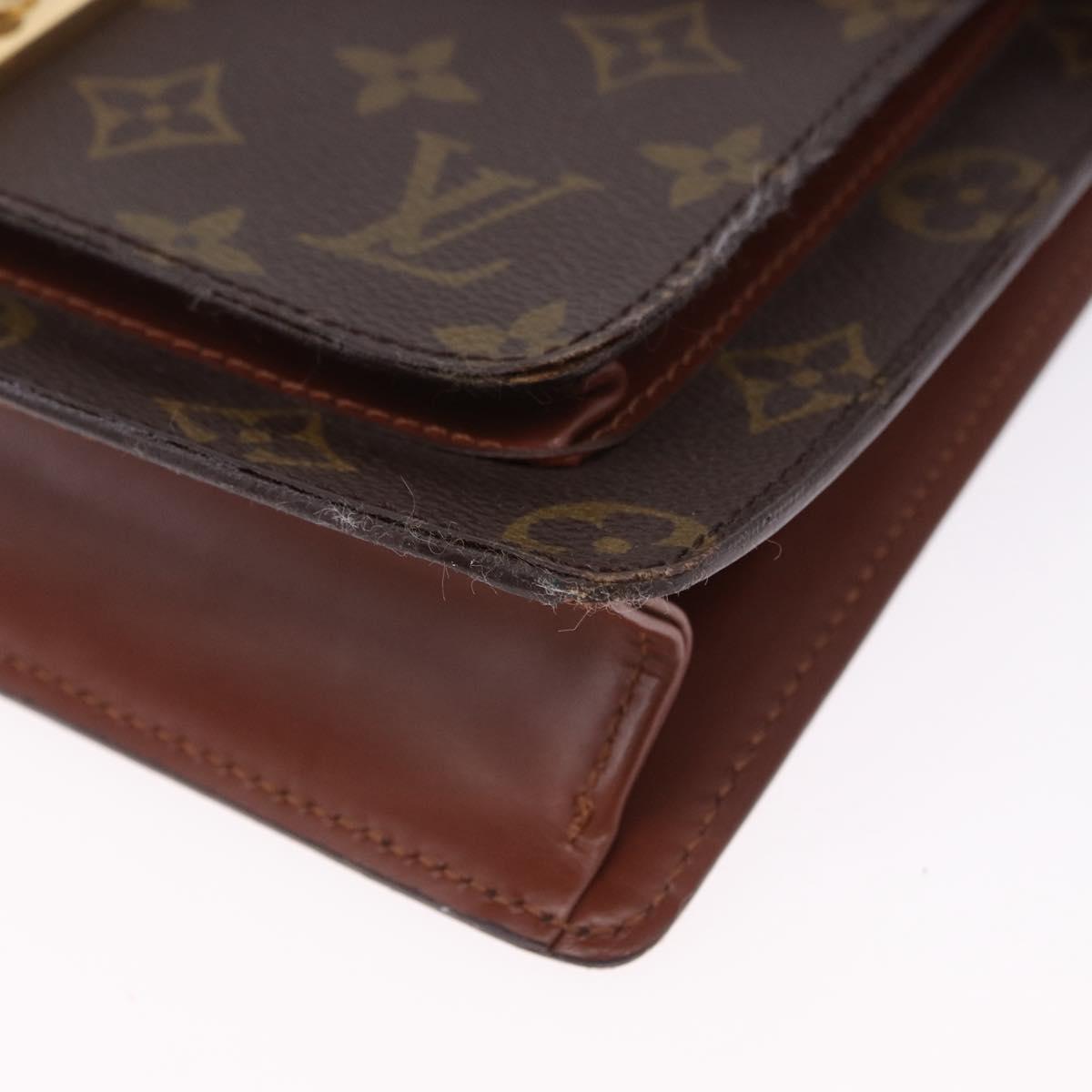 LOUIS VUITTON Monogram Monceau 26 Hand Bag 2way M51187 LV Auth BA14661