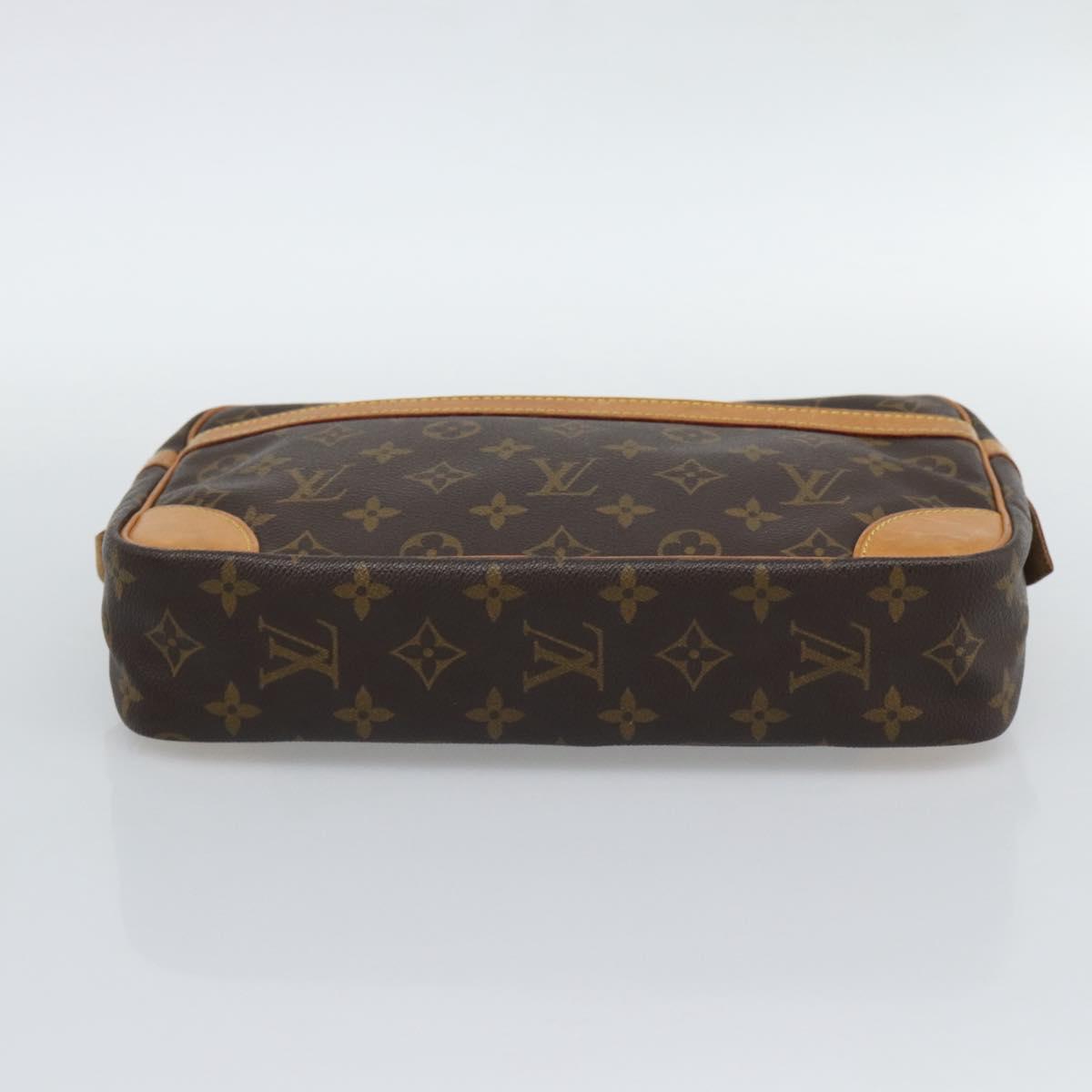 LOUIS VUITTON Monogram Compiegne 28 Clutch Bag M51845 LV Auth BA14662