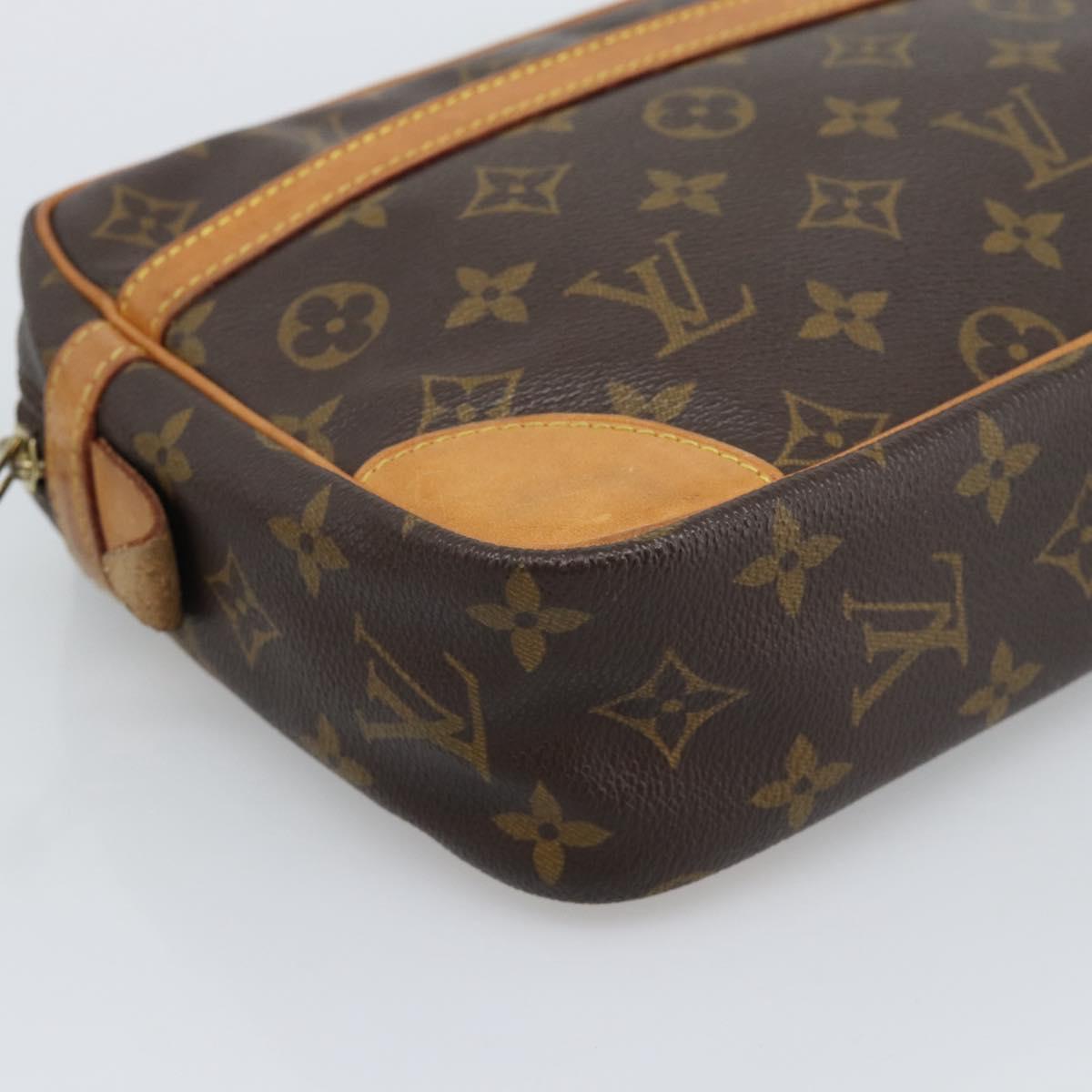 LOUIS VUITTON Monogram Compiegne 28 Clutch Bag M51845 LV Auth BA14662