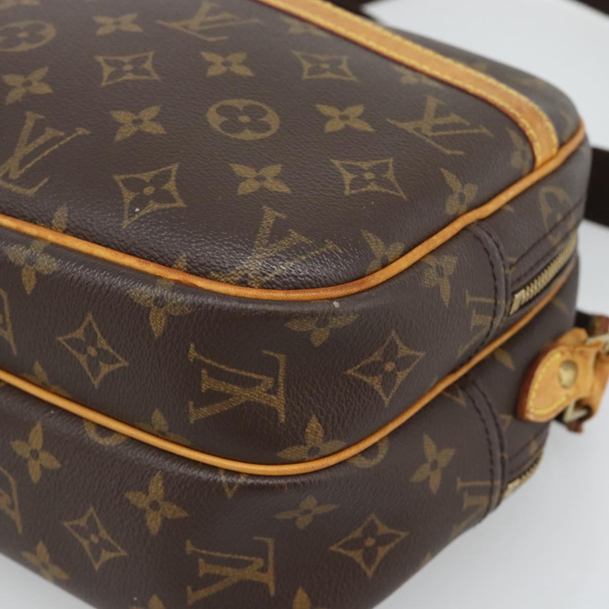 LOUIS VUITTON Monogram Reporter PM Shoulder Bag M45254 LV Auth BA14663