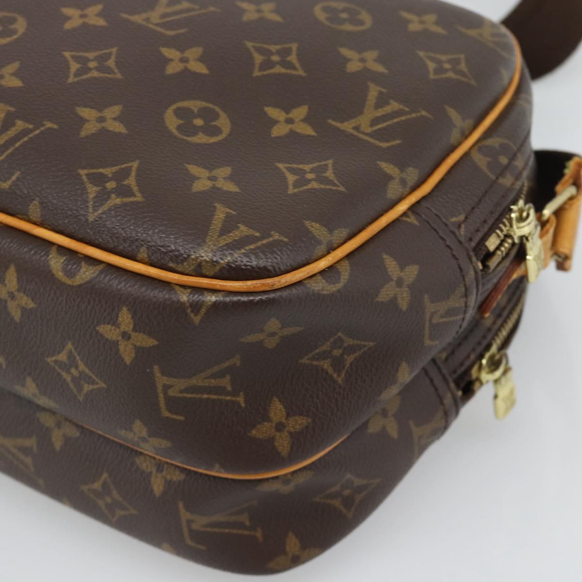 LOUIS VUITTON Monogram Reporter PM Shoulder Bag M45254 LV Auth BA14663