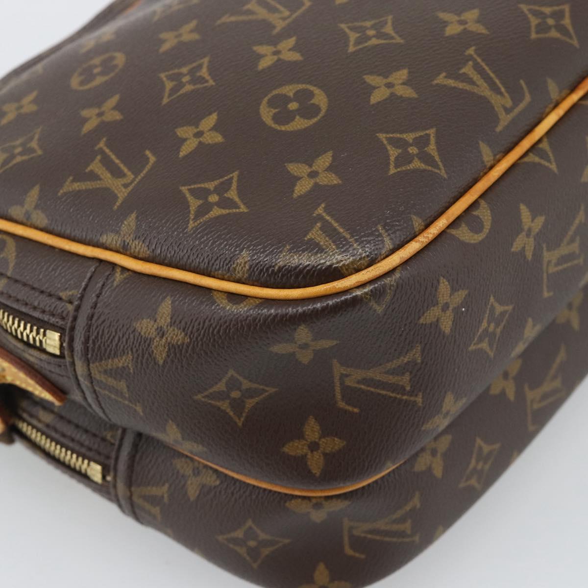 LOUIS VUITTON Monogram Reporter PM Shoulder Bag M45254 LV Auth BA14663