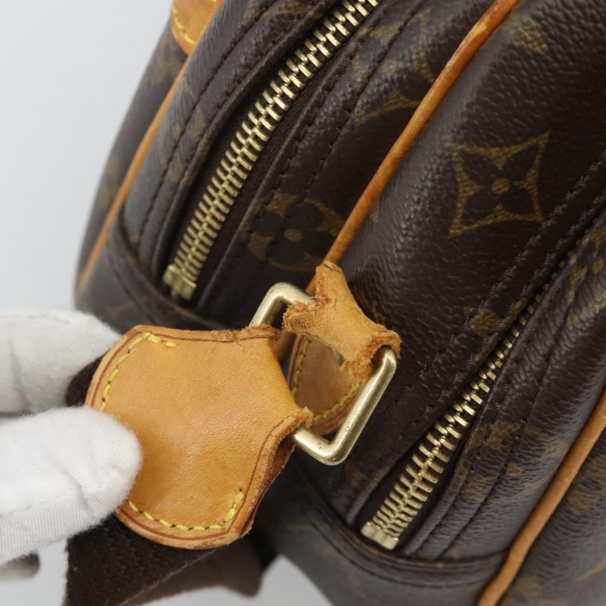 LOUIS VUITTON Monogram Reporter PM Shoulder Bag M45254 LV Auth BA14663