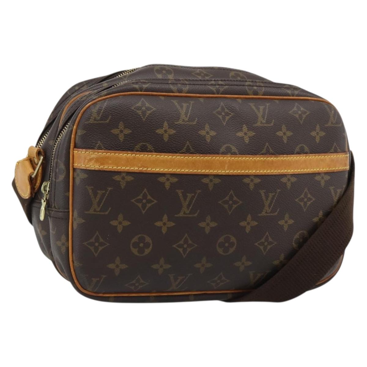 LOUIS VUITTON Monogram Reporter PM Shoulder Bag M45254 LV Auth BA14663