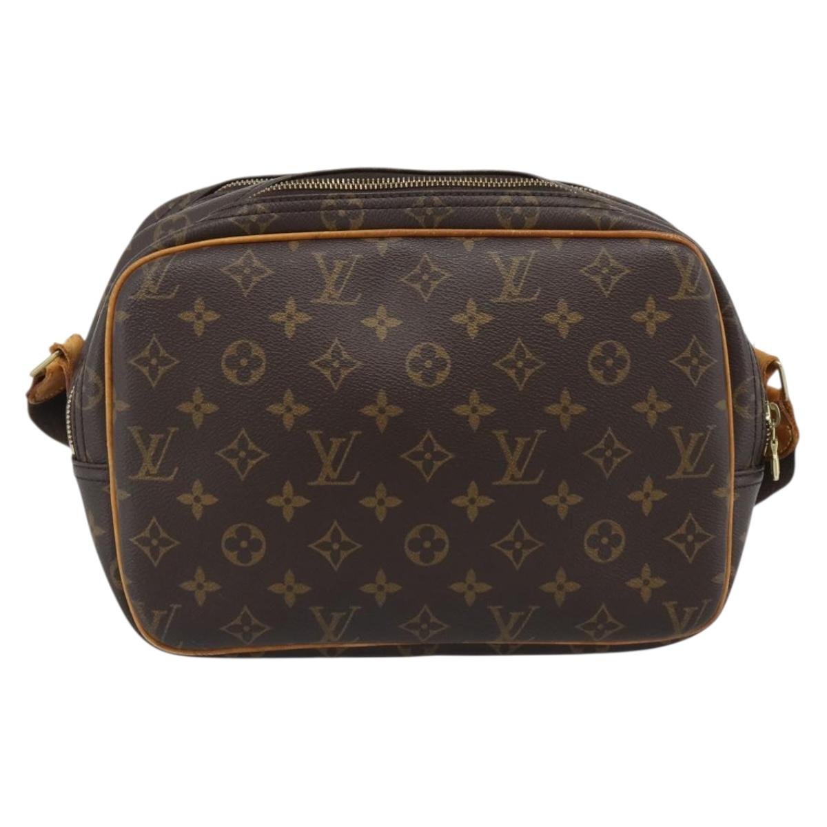 LOUIS VUITTON Monogram Reporter PM Shoulder Bag M45254 LV Auth BA14663