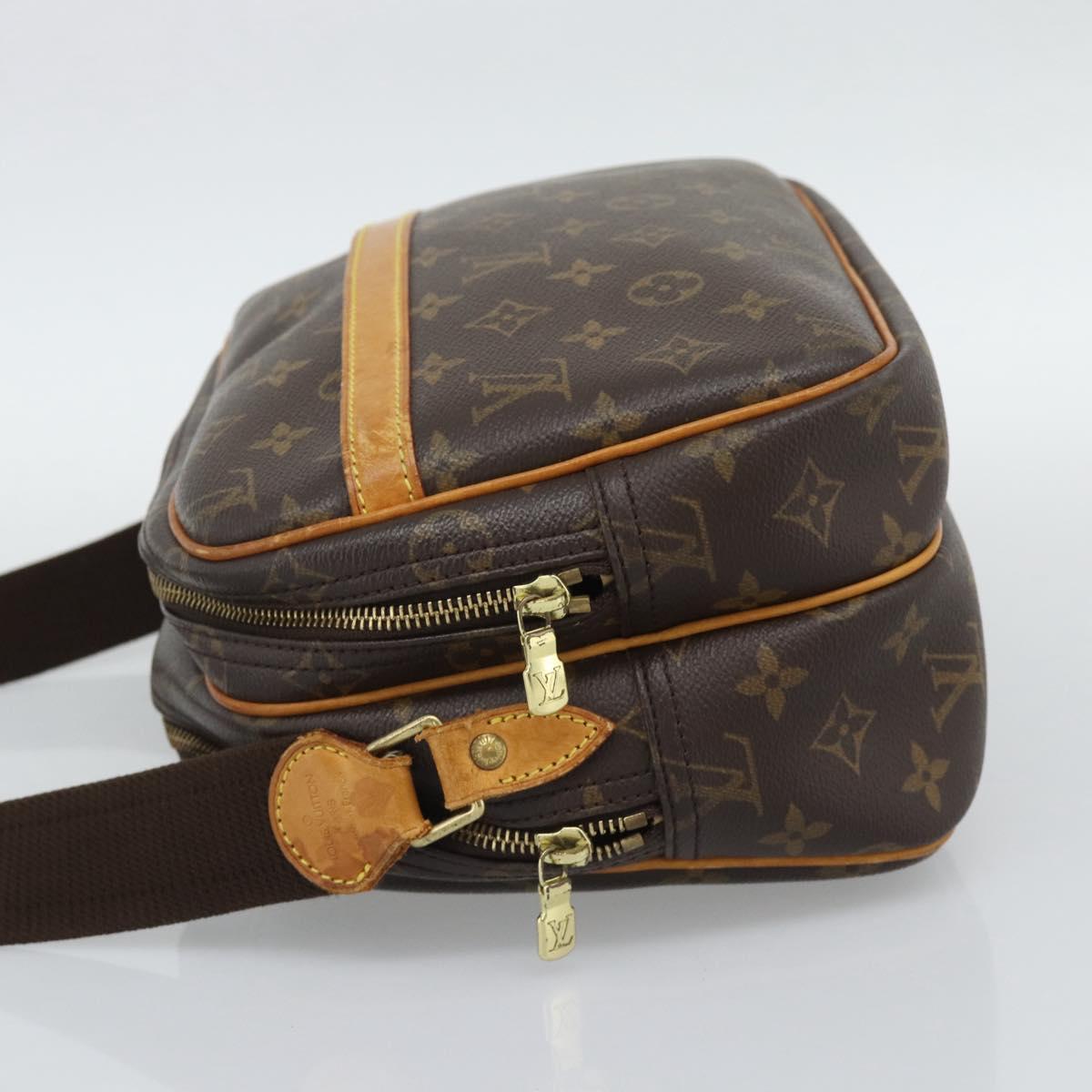 LOUIS VUITTON Monogram Reporter PM Shoulder Bag M45254 LV Auth BA14663
