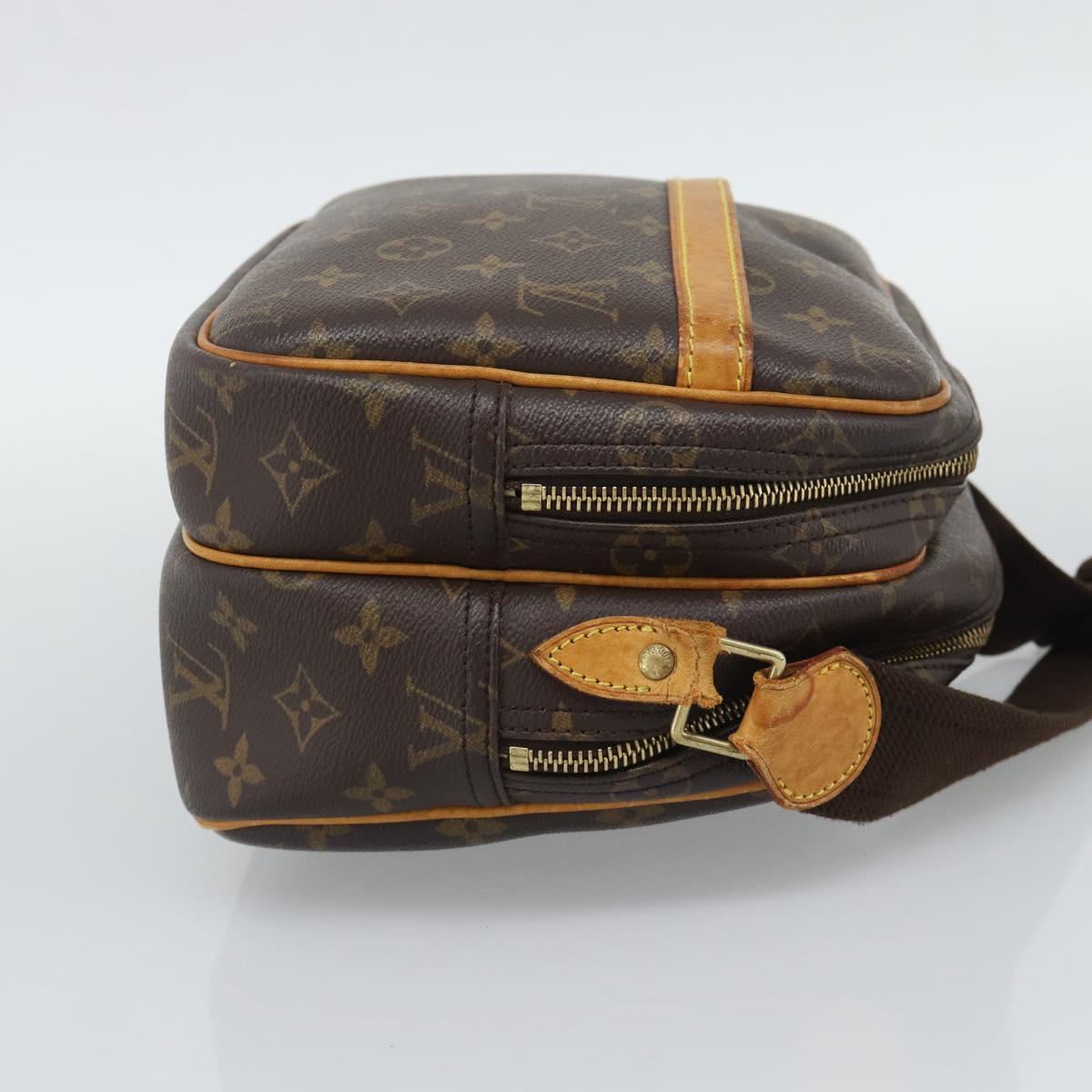 LOUIS VUITTON Monogram Reporter PM Shoulder Bag M45254 LV Auth BA14663