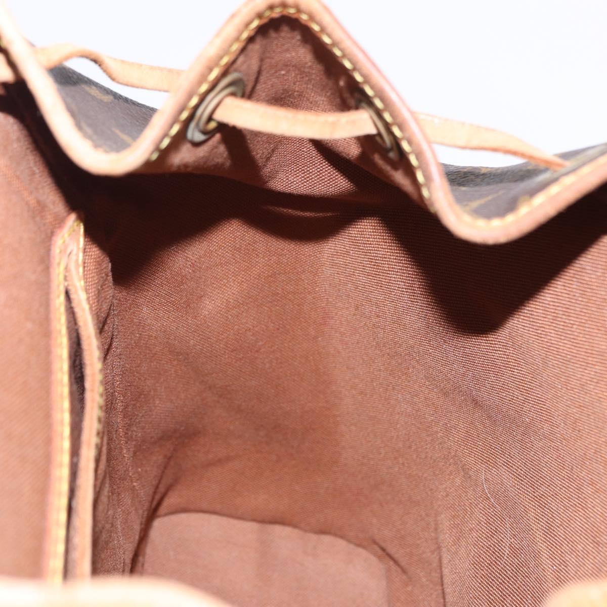 LOUIS VUITTON Monogram Montsouris MM Backpack M51136 LV Auth BA14665