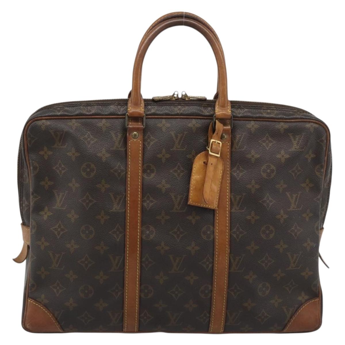 LOUIS VUITTON Monogram Porte Documents Voyage Business Bag M53361 Auth BA14666
