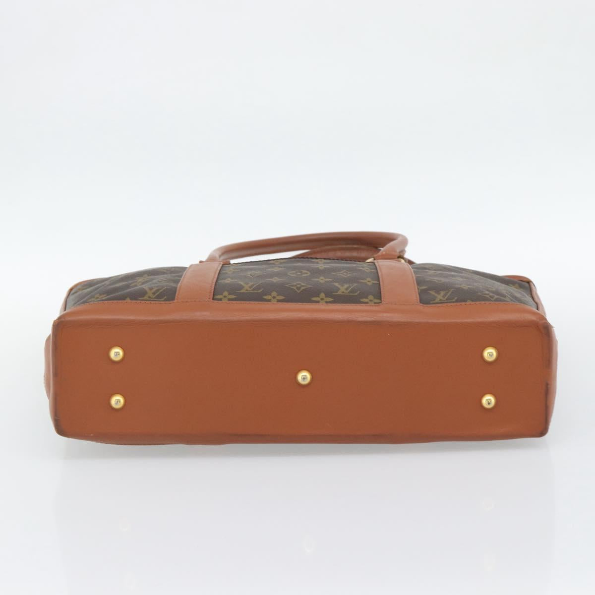 LOUIS VUITTON Monogram Sac Weekend PM Tote Bag M42425 LV Auth BA14670A