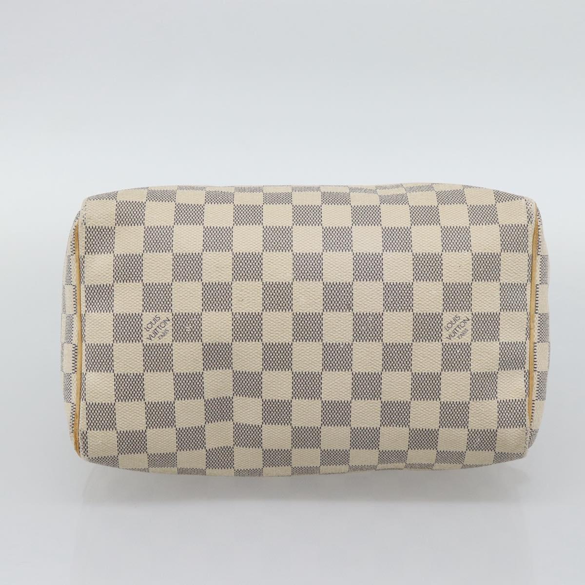 LOUIS VUITTON Damier Azur Speedy 25 Hand Bag N41534 LV Auth BA14671