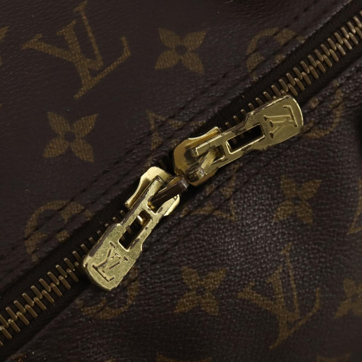 LOUIS VUITTON Monogram Keepall Bandouliere 55 Boston Bag M41414 LV Auth BA14672
