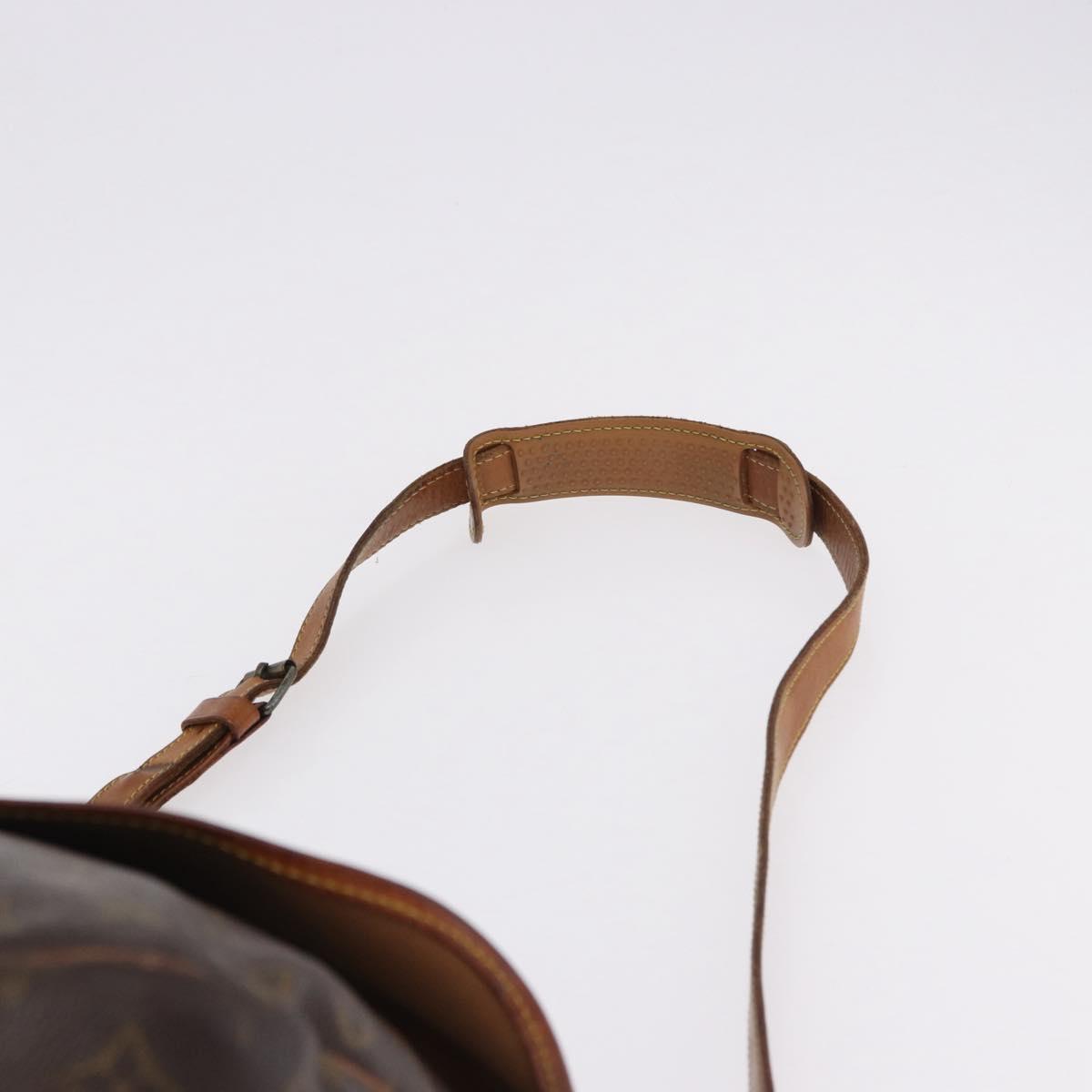 LOUIS VUITTON Monogram Saumur 35 Shoulder Bag M42254 LV Auth BA14675