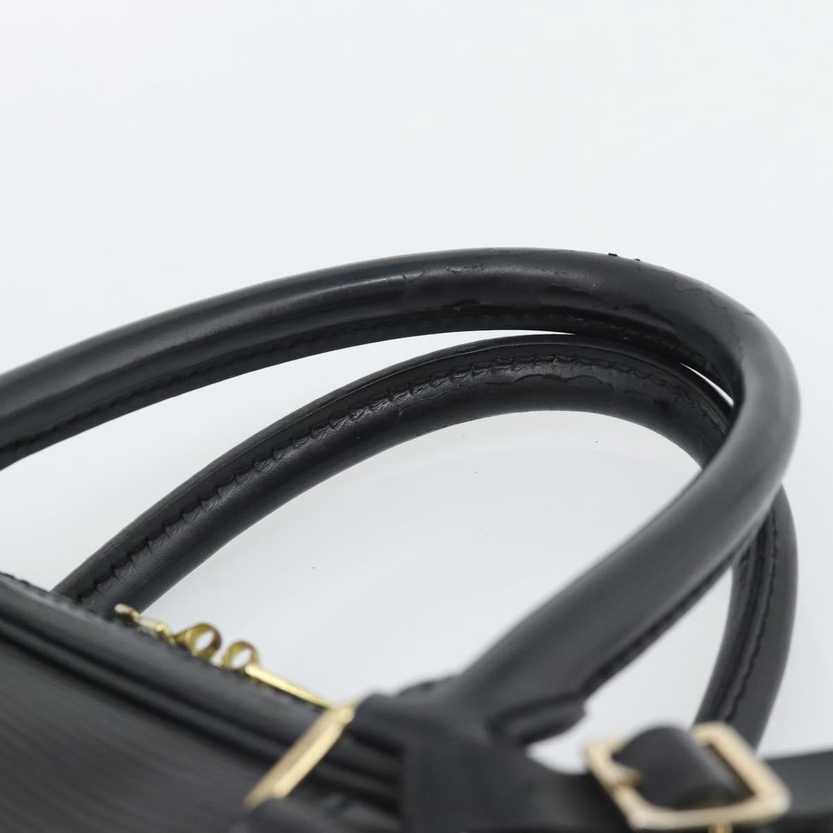 LOUIS VUITTON Epi Porte Documents Voyage Business Bag Black M54472 Auth BA14676