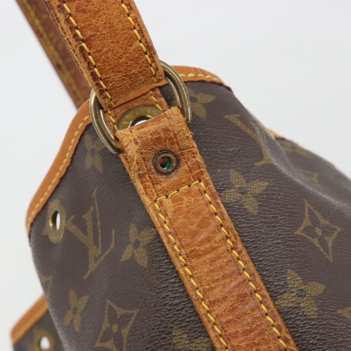 LOUIS VUITTON Monogram Petit Noe Shoulder Bag M42226 LV Auth BA14677