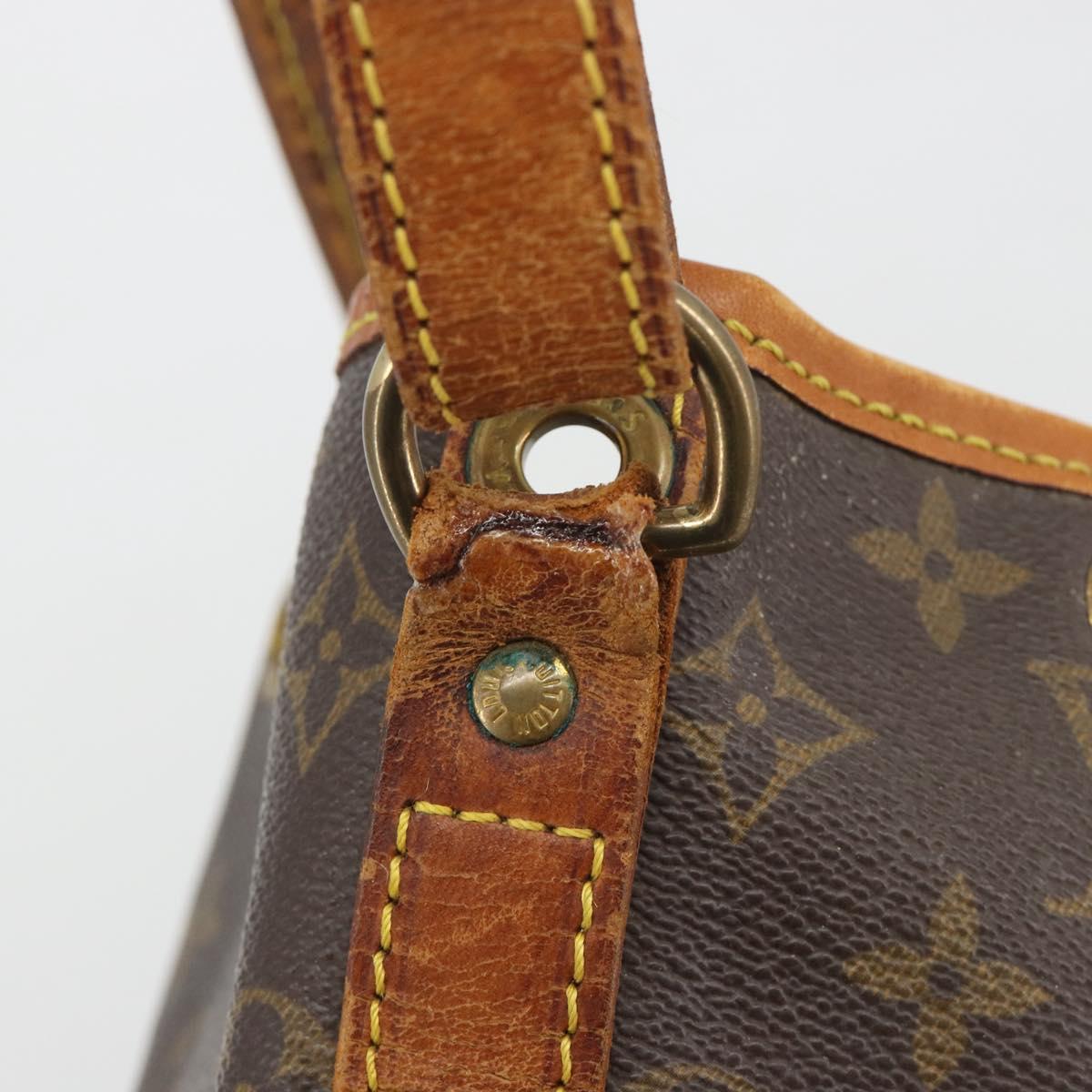 LOUIS VUITTON Monogram Petit Noe Shoulder Bag M42226 LV Auth BA14677