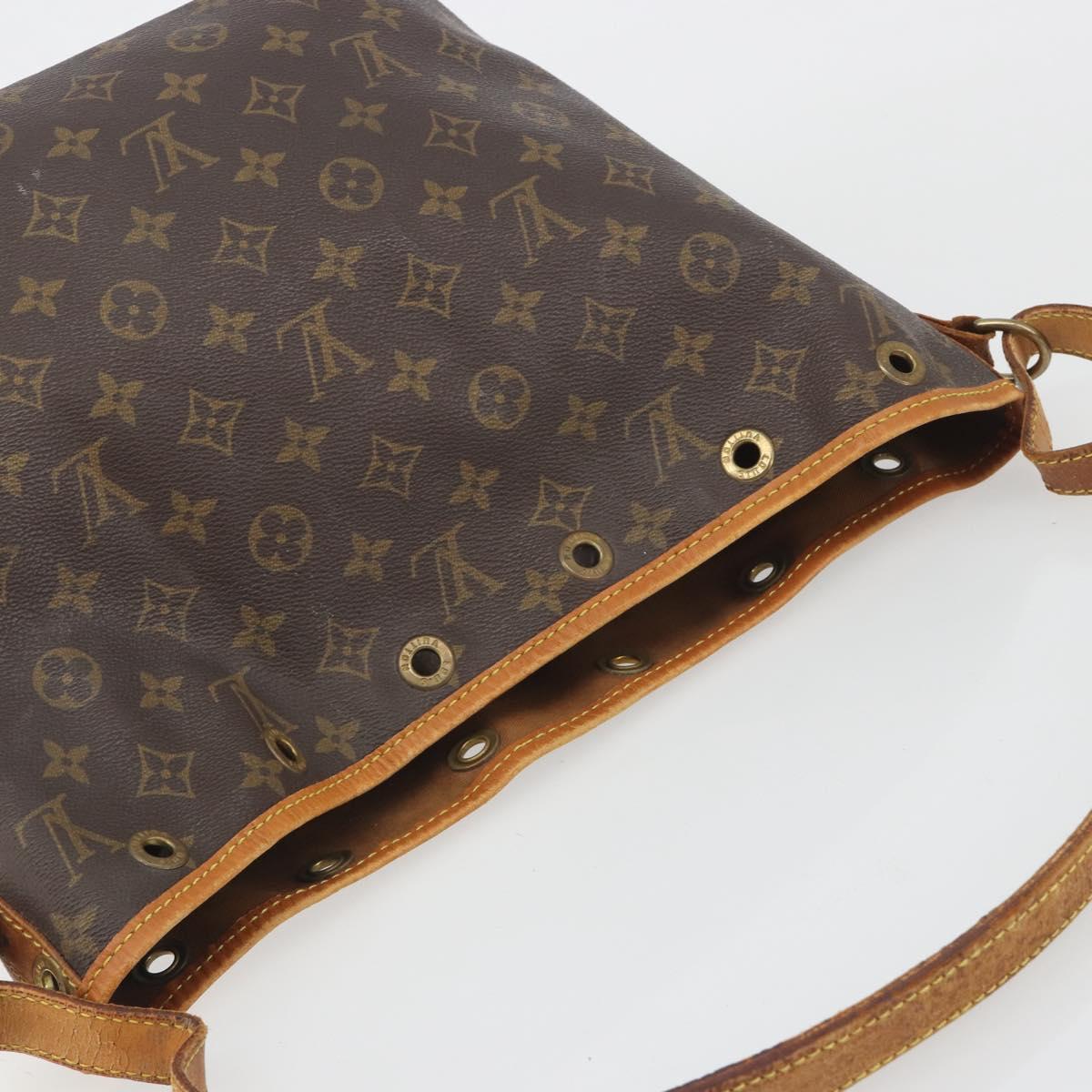 LOUIS VUITTON Monogram Petit Noe Shoulder Bag M42226 LV Auth BA14677