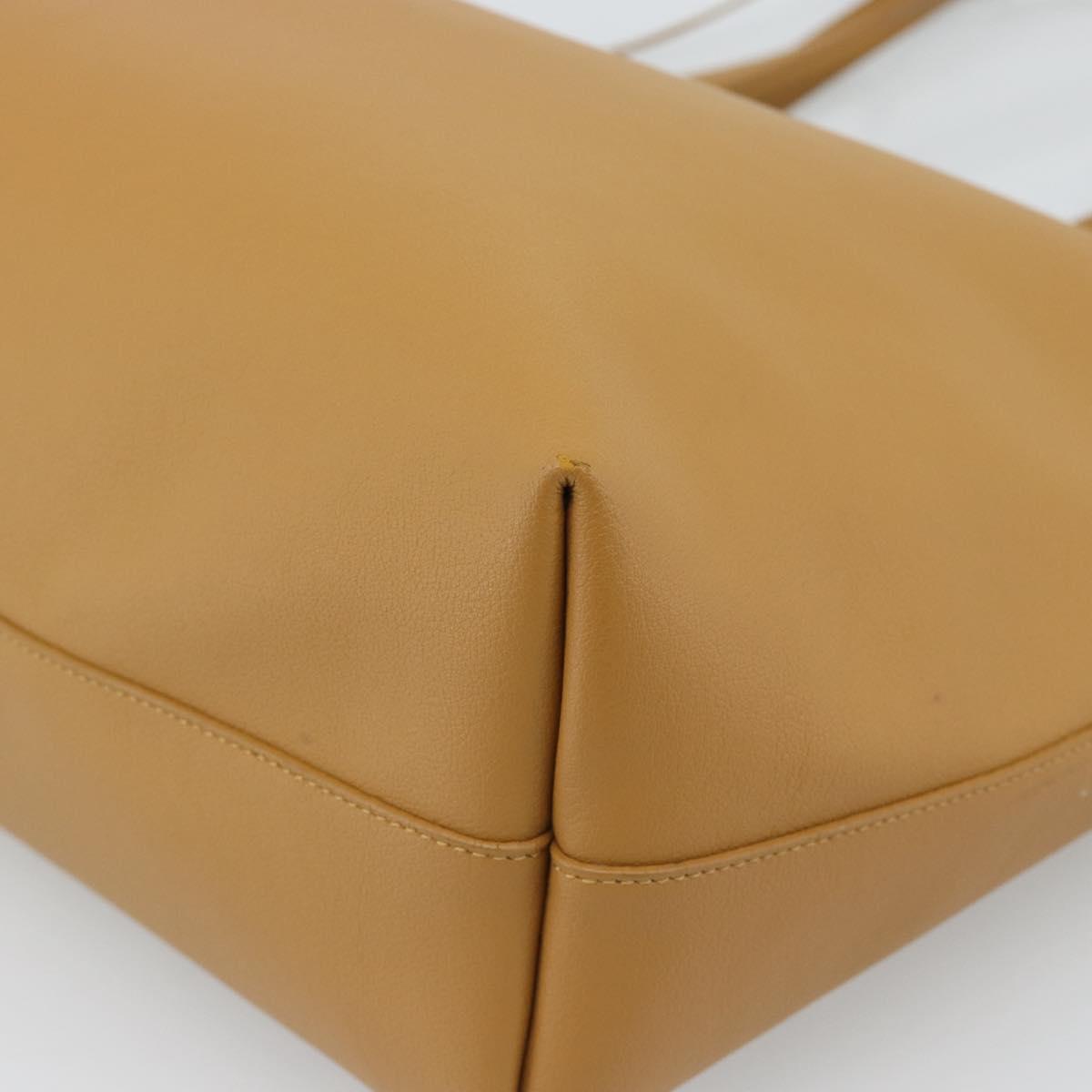 SAINT LAURENT Tote Bag Leather Brown 600281 Auth BA14682A