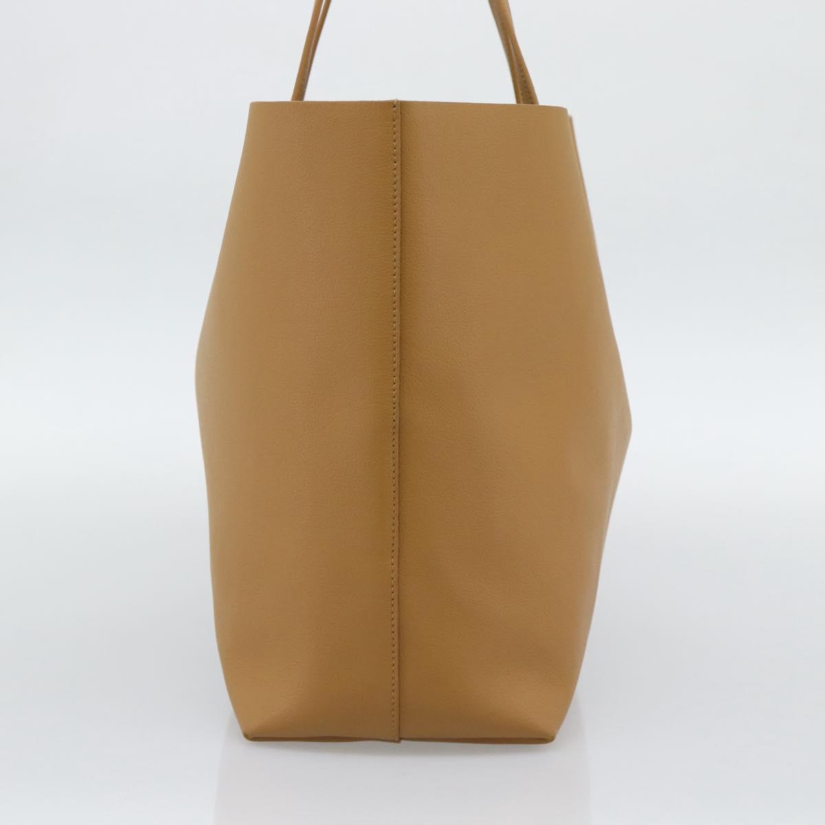 SAINT LAURENT Tote Bag Leather Brown 600281 Auth BA14682A