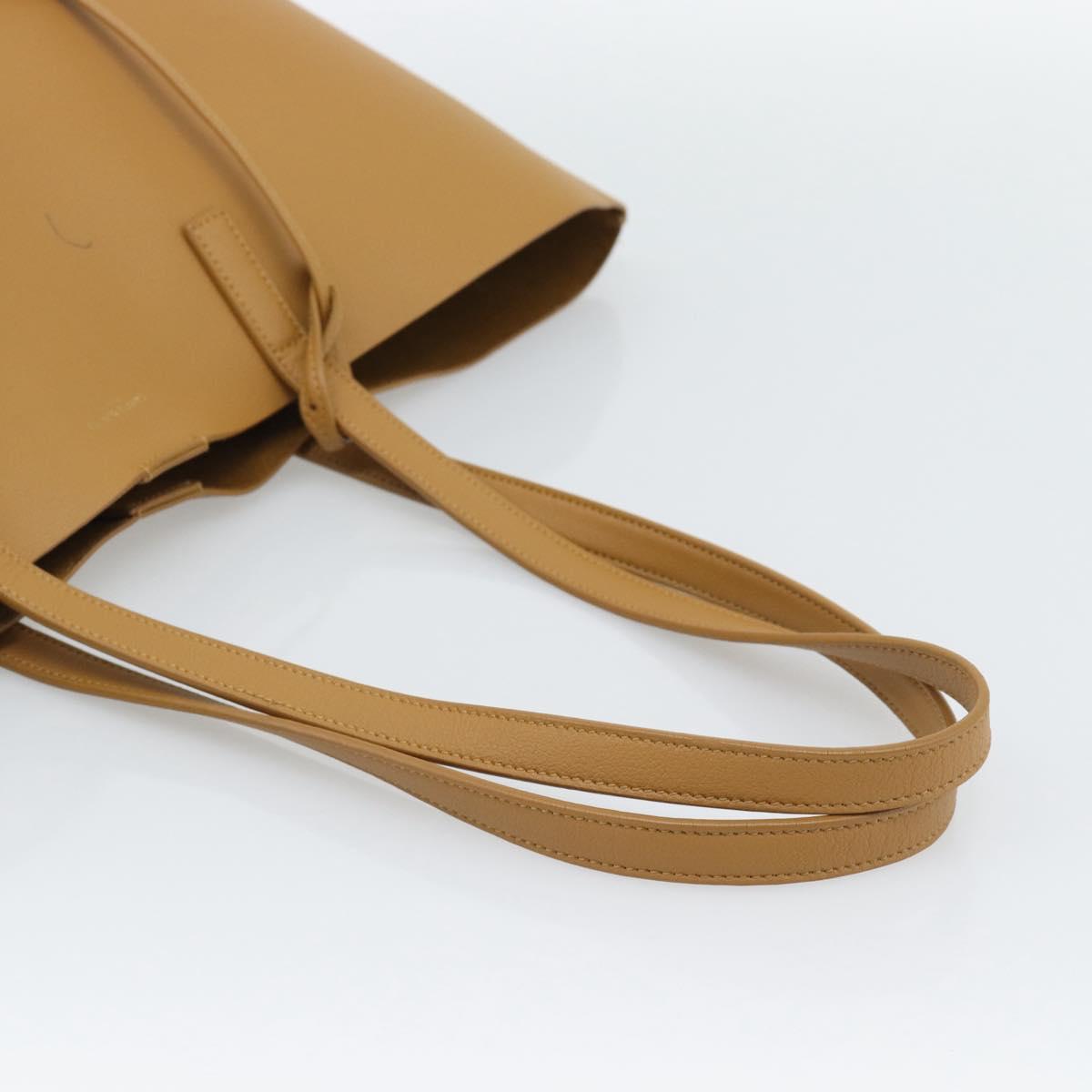 SAINT LAURENT Tote Bag Leather Brown 600281 Auth BA14682A