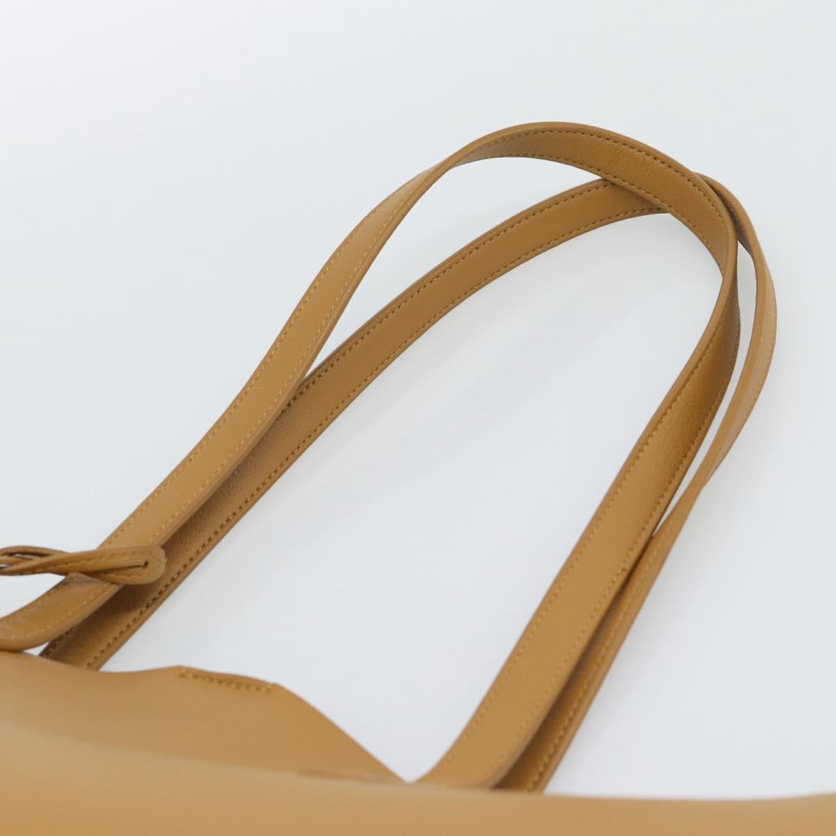 SAINT LAURENT Tote Bag Leather Brown 600281 Auth BA14682A