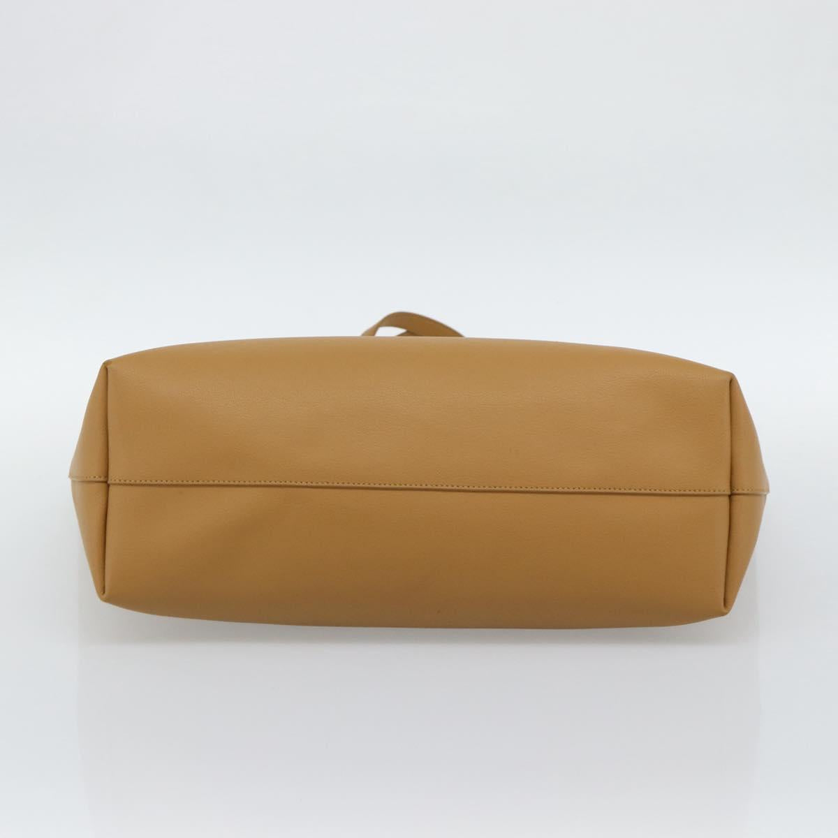 SAINT LAURENT Tote Bag Leather Brown 600281 Auth BA14682A