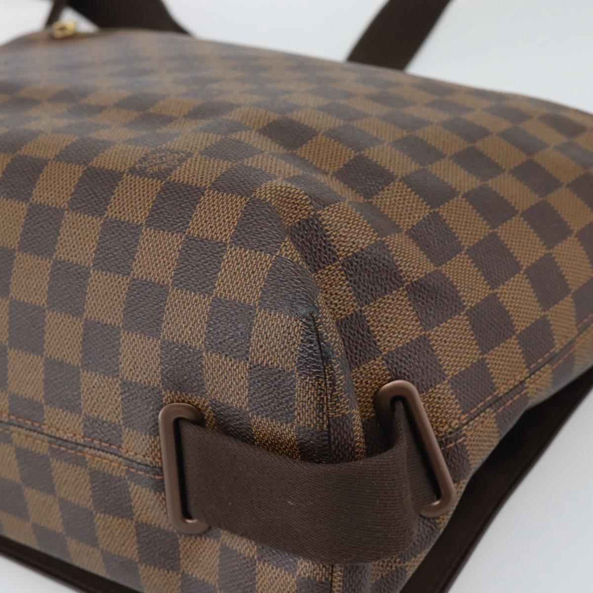 LOUIS VUITTON Damier Ebene Brooklyn GM Shoulder Bag N51212 LV Auth BA14690A