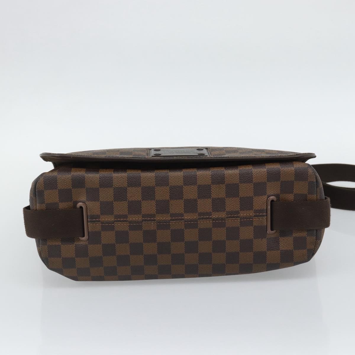 LOUIS VUITTON Damier Ebene Brooklyn GM Shoulder Bag N51212 LV Auth BA14690A