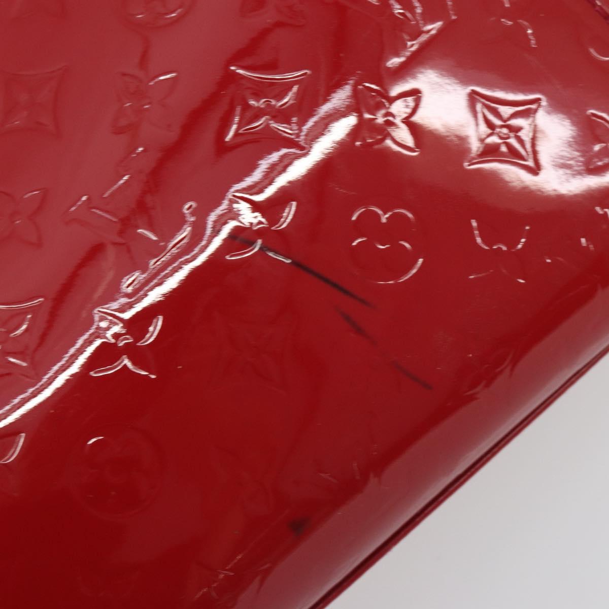 LOUIS VUITTON Monogram Vernis Blair MM Hand Bag Rose Andian M91798 Auth BA14693