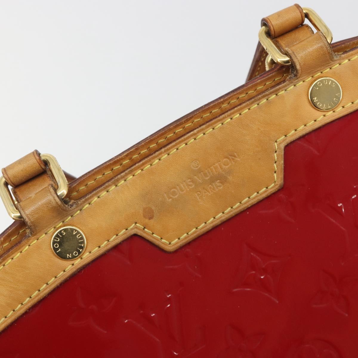 LOUIS VUITTON Monogram Vernis Blair MM Hand Bag Rose Andian M91798 Auth BA14693