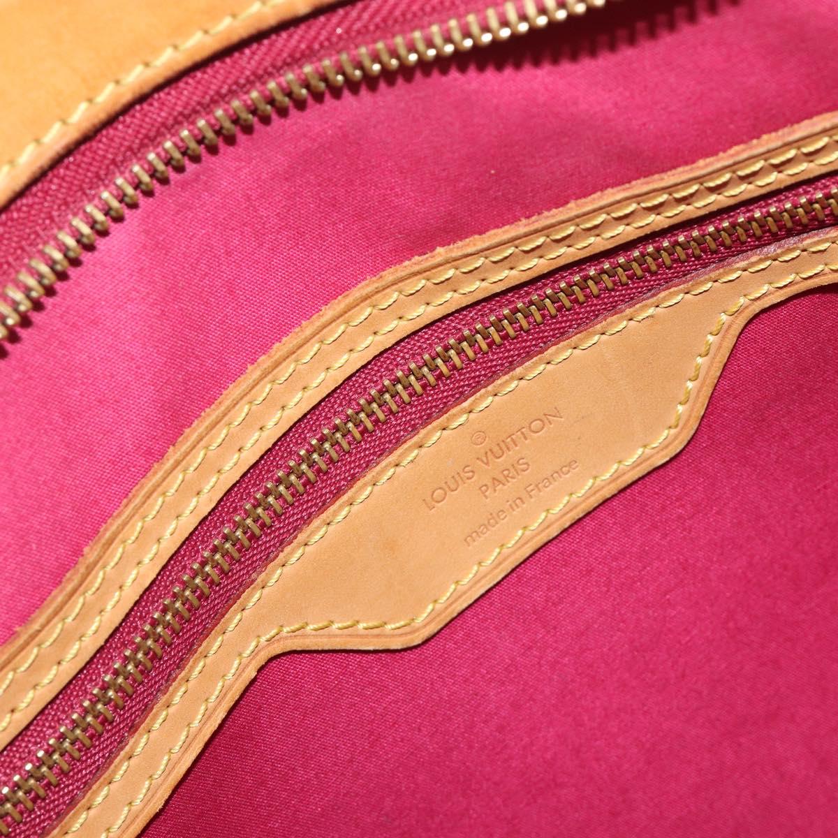 LOUIS VUITTON Monogram Vernis Blair MM Hand Bag Rose Andian M91798 Auth BA14693