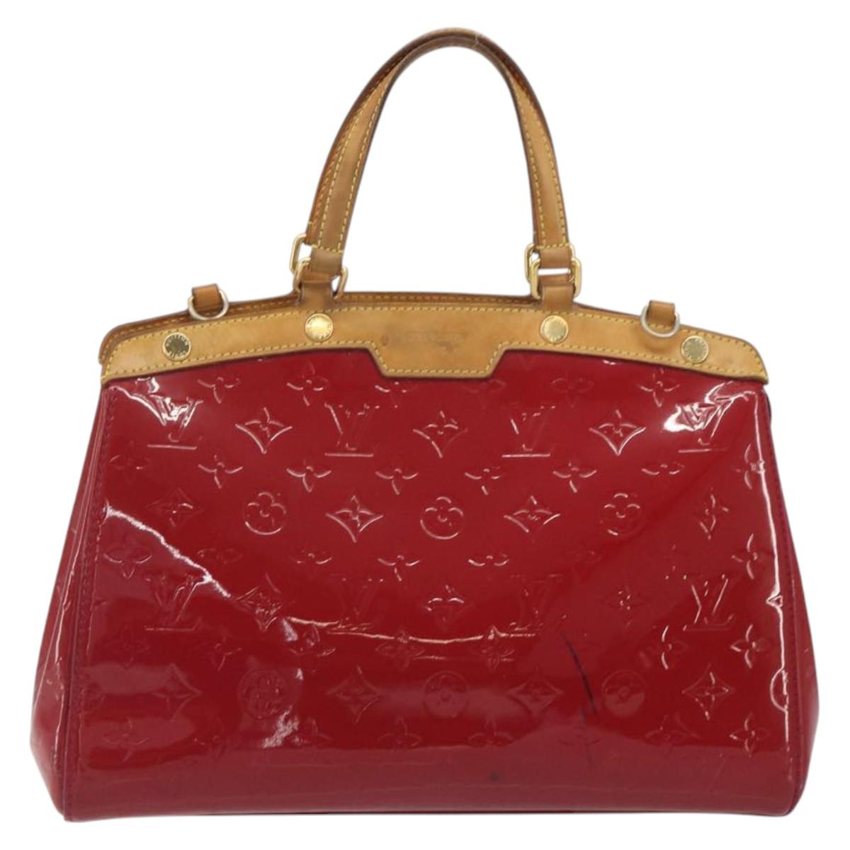 LOUIS VUITTON Monogram Vernis Blair MM Hand Bag Rose Andian M91798 Auth BA14693