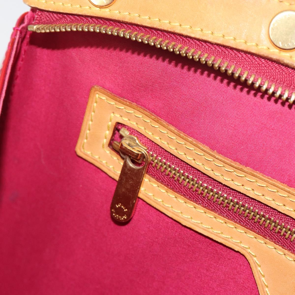 LOUIS VUITTON Monogram Vernis Blair MM Hand Bag Rose Andian M91798 Auth BA14693