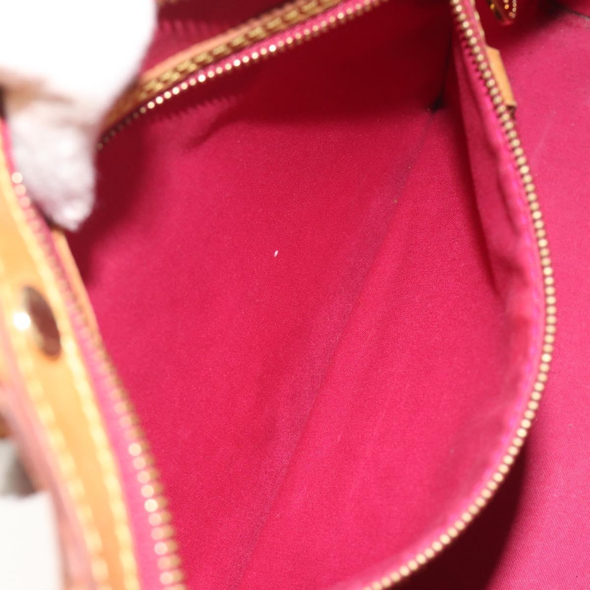 LOUIS VUITTON Monogram Vernis Blair MM Hand Bag Rose Andian M91798 Auth BA14693