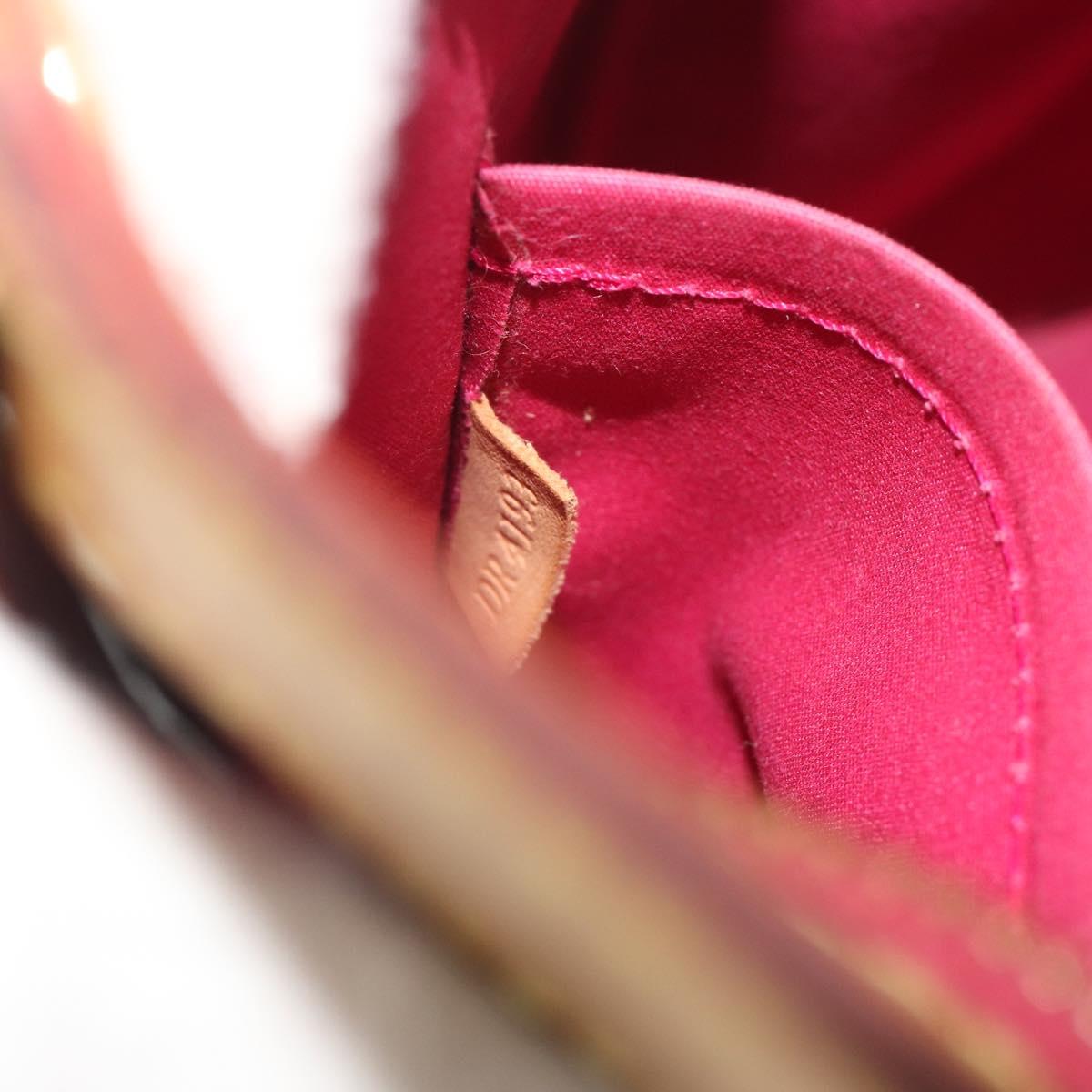 LOUIS VUITTON Monogram Vernis Blair MM Hand Bag Rose Andian M91798 Auth BA14693