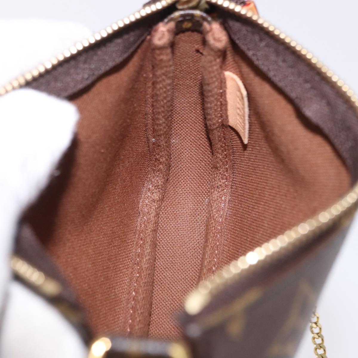 LOUIS VUITTON Monogram Mini Pochette Accessoires Pouch M58009 LV Auth BA14705V