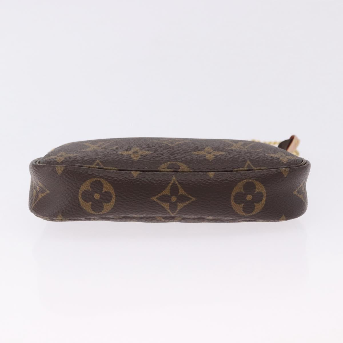 LOUIS VUITTON Monogram Mini Pochette Accessoires Pouch M58009 LV Auth BA14705V