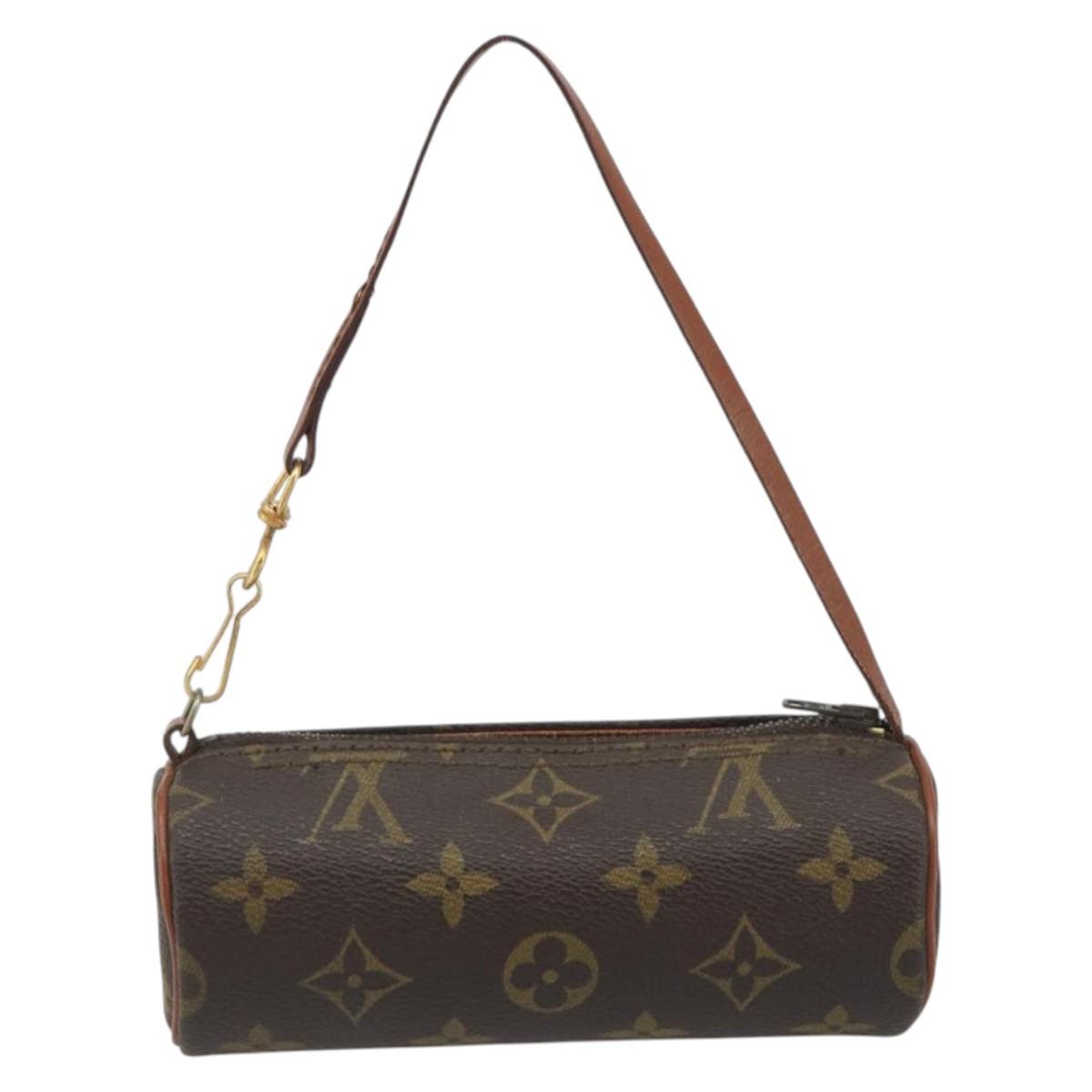 LOUIS VUITTON Monogram Papillon Pouch LV Auth BA14711