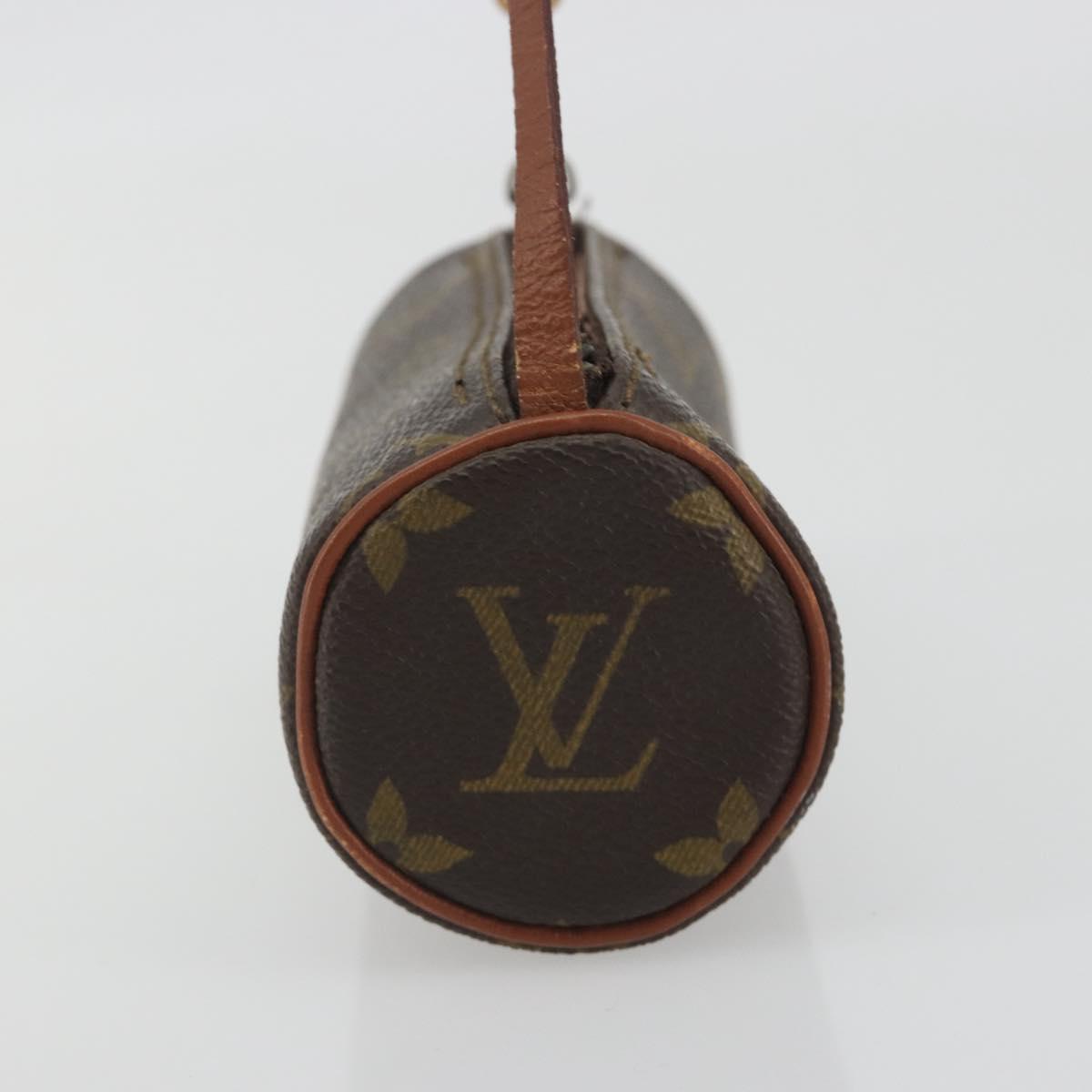 LOUIS VUITTON Monogram Papillon Pouch LV Auth BA14711