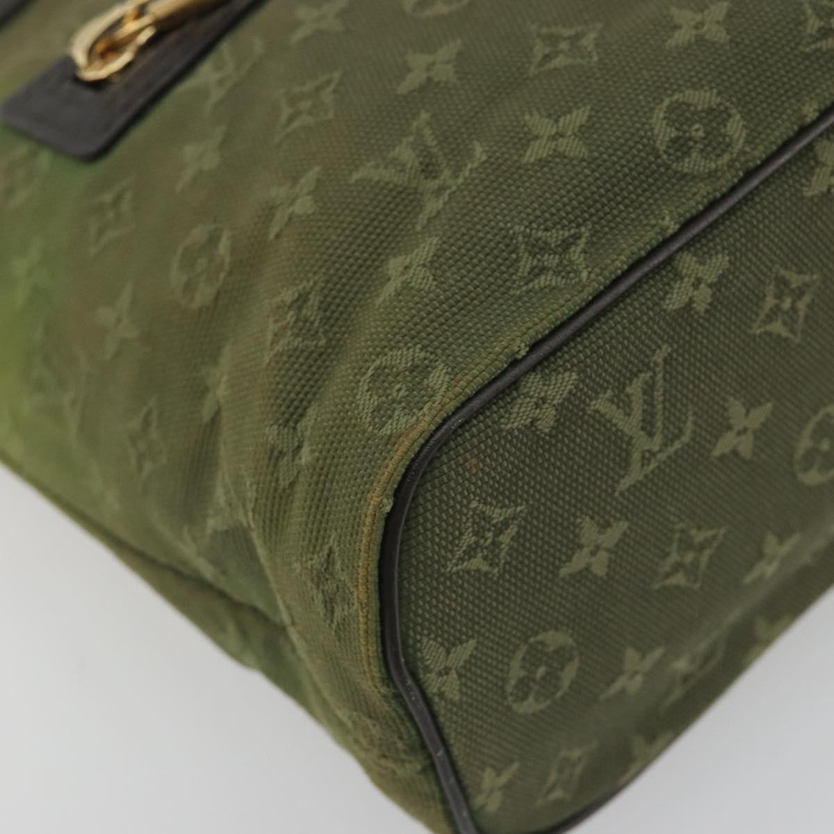 LOUIS VUITTON Monogram Mini Lucille PM Hand Bag TST Khaki M92682 LV Auth BA14724