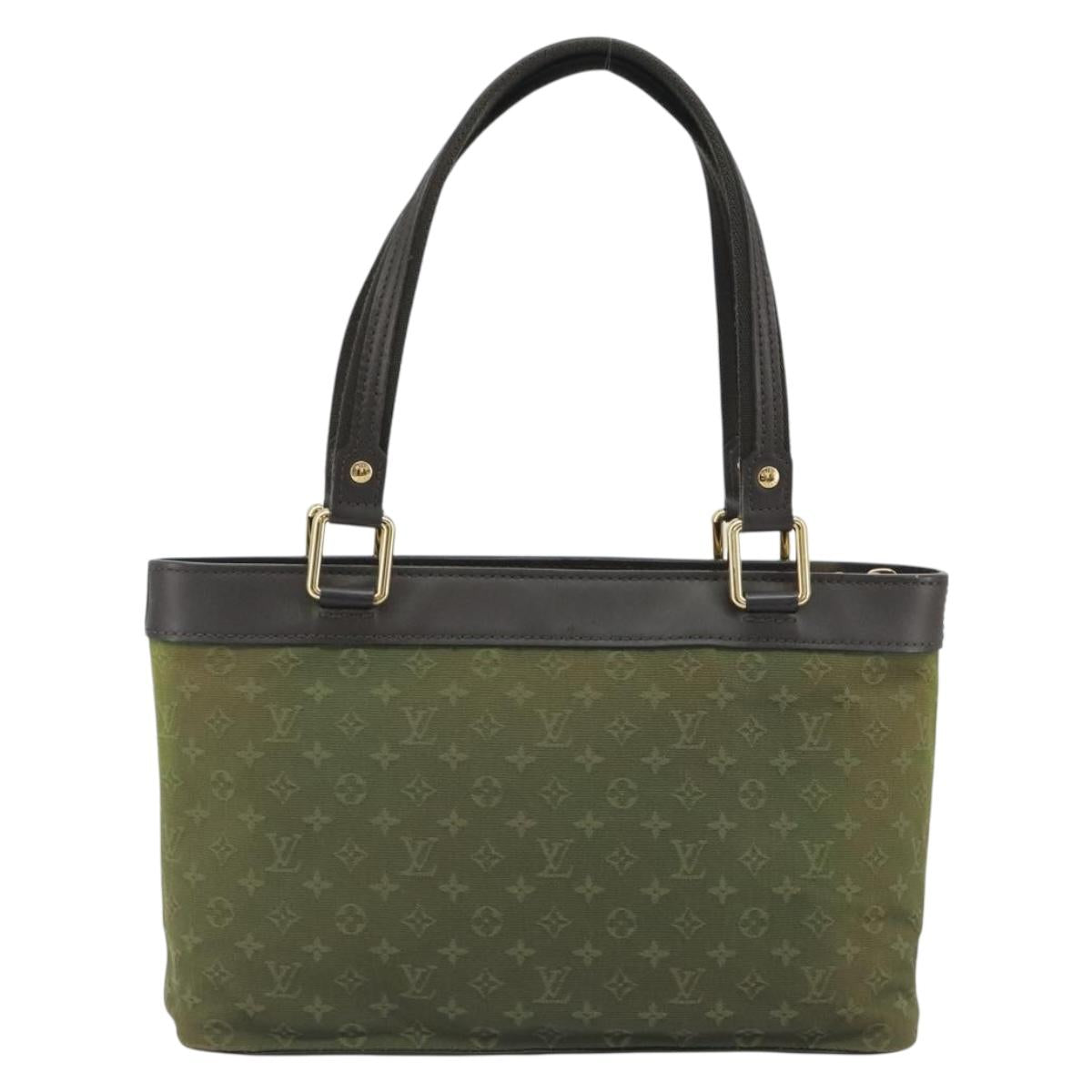 LOUIS VUITTON Monogram Mini Lucille PM Hand Bag TST Khaki M92682 LV Auth BA14724